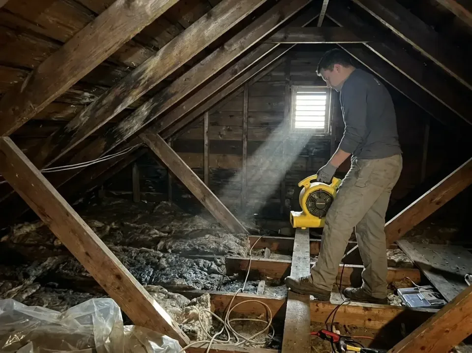 attic-water-damage-drying-proc-007 — frequently asked questions, Emergency Water Extraction & 24/7 Flood Response in Carlsta…